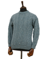 Unisex Aran Crew Neck Jumper SummerStorm