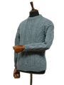 Unisex Aran Crew Neck Jumper SummerStorm