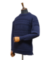 Unisex Guernsey Jumper - Denim