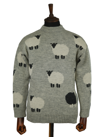 Unisex Black Sheep Jumper Grey