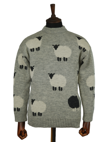 Unisex Black Sheep Jumper - Grey
