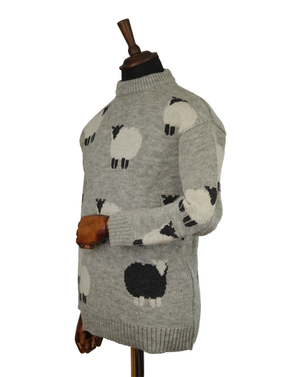 Unisex Black Sheep Jumper Grey