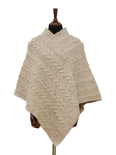 V-Neck Poncho - Skiddaw