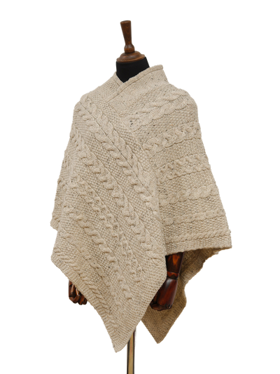 V-Neck Poncho Skiddaw