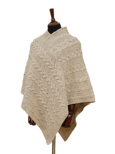 V-Neck Poncho - Skiddaw
