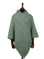 V-Neck Poncho Sage