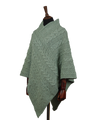 V-Neck Poncho Sage