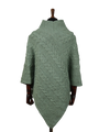 V-Neck Poncho Sage