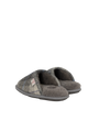 Harris Tweed William Slippers - Grey/Charcoal Check (Grey)