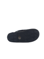 Harris Tweed William Slippers - Navy/Denim Tartan Check