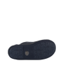 Harris Tweed William Slippers - Navy Herringbone