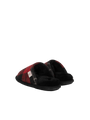 Harris Tweed William Slippers - Red/Black Check
