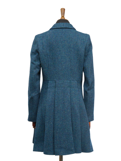 Harris Tweed Zoe Coat - Blue Mix HB