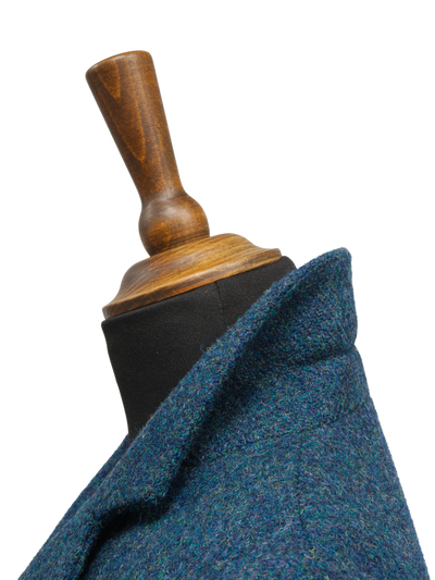 Harris Tweed Zoe Coat - Blue Mix HB