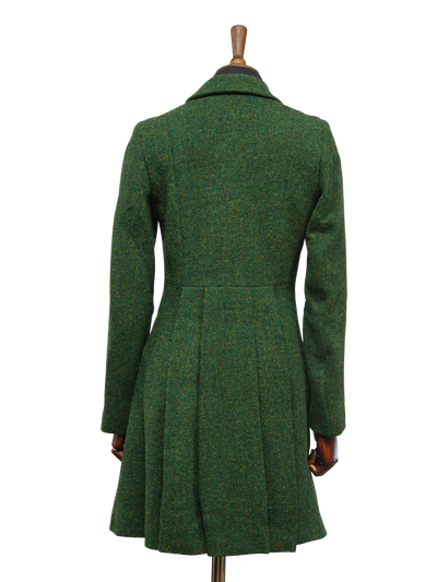 Harris Tweed Zoe Coat - Bottle Green