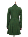 Harris Tweed Zoe Coat - Bottle Green