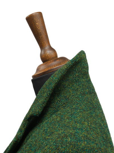Harris Tweed Zoe Coat - Bottle Green