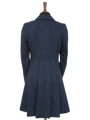 Harris Tweed Zoe Coat - Navy Herringbone